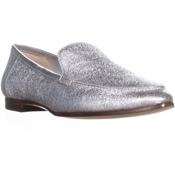 Kate Spade silver loafer - Picture 2 of 6